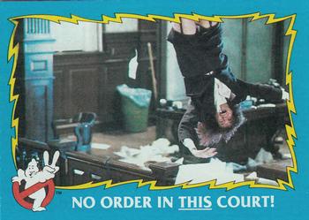 1989 Topps Ghostbusters II #29 No Order in This Court! Front