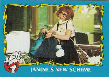1989 Topps Ghostbusters II #50 Janine's New Scheme Front