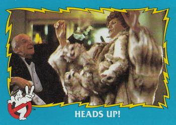 1989 Topps Ghostbusters II #66 Heads Up! Front