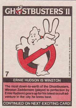 1989 Topps Ghostbusters II #7 Ernie Hudson Is Winston Back