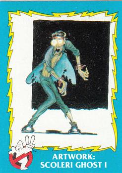 1989 Topps Ghostbusters II #86 Artwork: Scoleri Ghost 1 Front
