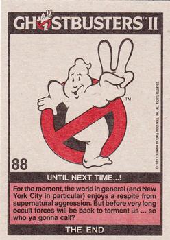 1989 Topps Ghostbusters II #88 Until Next Time ...! Back
