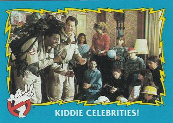 1989 Topps Ghostbusters II #9 Kiddie Celebrities! Front