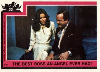 1977 Topps Charlie's Angels #33 The Best Boss an Angel Ever Had! Front