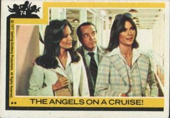 1977 Topps Charlie's Angels #74 The Angels on a Cruise! Front
