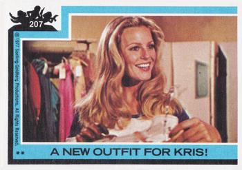1977 Topps Charlie's Angels #207 A New Outfit for Kris! Front