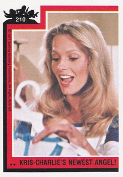 1977 Topps Charlie's Angels #210 Kris -- Charlie's Newest Angel! Front