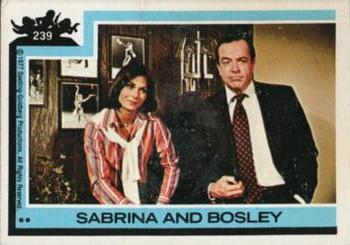 1977 Topps Charlie's Angels #239 Sabrina and Bosley Front