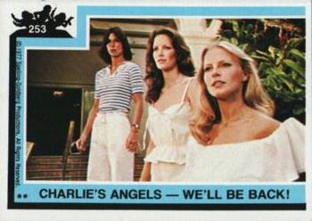 1977 Topps Charlie's Angels #253 Charlie's Angels -- We'll Be Back! Front