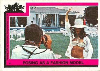1977 Topps Charlie's Angels #21 Posing as a Fashion Model Front
