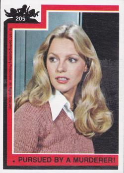 1977 Topps Charlie's Angels #205 Pursued By a Murderer! Front