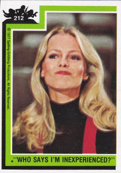 1977 Topps Charlie's Angels #212 Who Says I'm Inexperienced? Front
