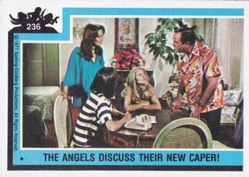 1977 Topps Charlie's Angels #236 The Angels Discuss Their New Caper! Front