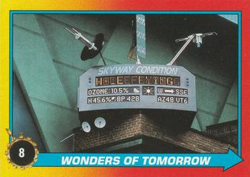 1989 Topps Back to the Future Part II #8 Wonders of Tomorrow Front