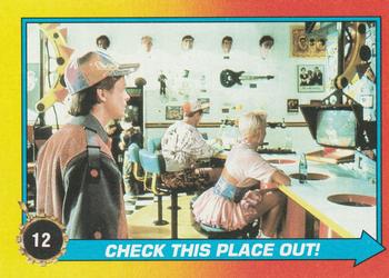 1989 Topps Back to the Future Part II #12 Check This Place Out! Front