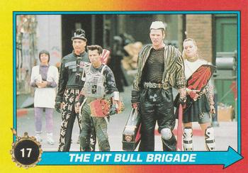 1989 Topps Back to the Future Part II #17 The Pit Bull Brigade Front
