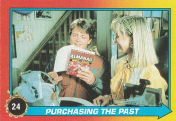 1989 Topps Back to the Future Part II #24 Purchasing the Past Front
