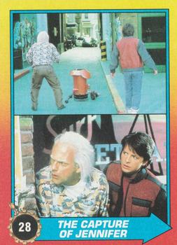 1989 Topps Back to the Future Part II #28 The Capture of Jennifer Front
