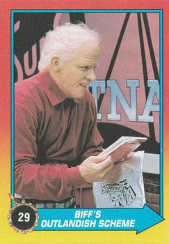 1989 Topps Back to the Future Part II #29 Biff's Outlandish Scheme Front