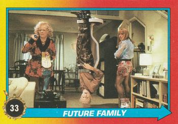 1989 Topps Back to the Future Part II #33 Future Family Front