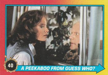 1989 Topps Back to the Future Part II #40 A Peekaboo from Guess Who? Front