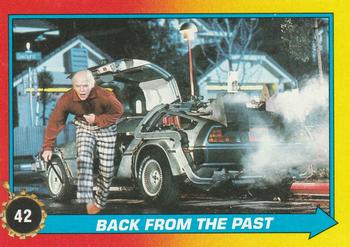 1989 Topps Back to the Future Part II #42 Back from the Past Front