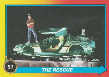 1989 Topps Back to the Future Part II #57 The Rescue Front