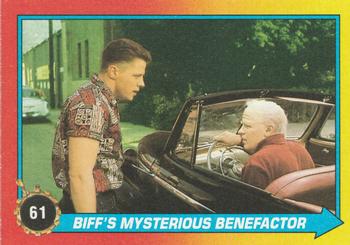 1989 Topps Back to the Future Part II #61 Biff's Mysterious Benefactor Front