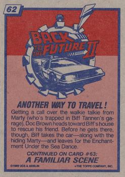 1989 Topps Back to the Future Part II #62 Another Way To Travel! Back