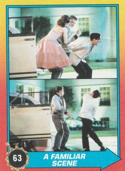 1989 Topps Back to the Future Part II #63 A Familiar Scene Front