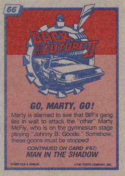 1989 Topps Back to the Future Part II #66 Go, Marty, Go! Back