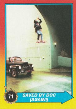 1989 Topps Back to the Future Part II #71 Saved By Doc (Again!) Front