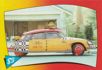 1989 Topps Back to the Future Part II #83 Taxi Cab Front