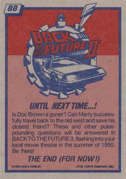 1989 Topps Back to the Future Part II #88 Until Next Time ...! Back