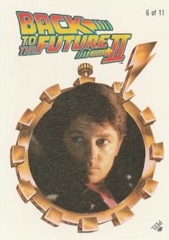1989 Topps Back to the Future Part II - Stickers #6 Puzzle 4th row right Front