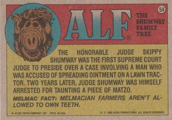 1988 Topps ALF 2nd Series #54 As the karate experts say: 
