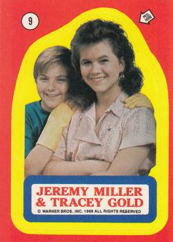 1988 Topps Growing Pains - Stickers #9 Jeremy Miller & Tracey Gold Front