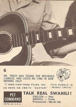 1966-67 Philadelphia Daktari #6 Calling Wameru - Urgent Back