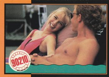 1991 Topps Beverly Hills 90210 #11 Cute Couple Front