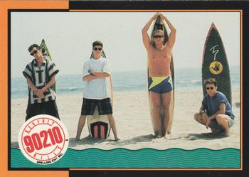 1991 Topps Beverly Hills 90210 #75 Fun in the Sun Front