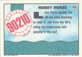1991 Topps Beverly Hills 90210 #80 Hobby Horse Back