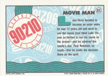 1991 Topps Beverly Hills 90210 #85 Movie Man Back