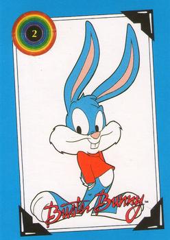 1991 Topps Tiny Toon Adventures #2 Buster Bunny Front