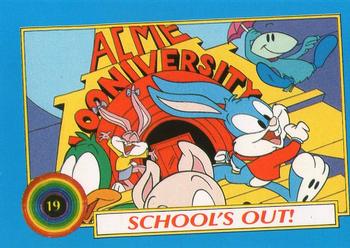 1991 Topps Tiny Toon Adventures #19 School's Out! Front