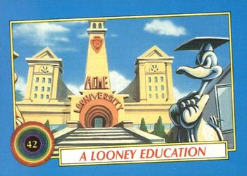 1991 Topps Tiny Toon Adventures #42 A Looney Education Front