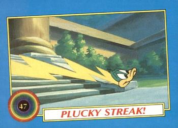 1991 Topps Tiny Toon Adventures #47 Plucky Streak! Front