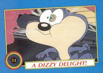 1991 Topps Tiny Toon Adventures #53 A Dizzy Delight! Front