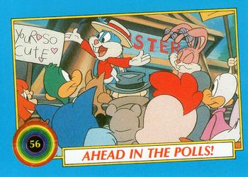1991 Topps Tiny Toon Adventures #56 Ahead in the Polls! Front