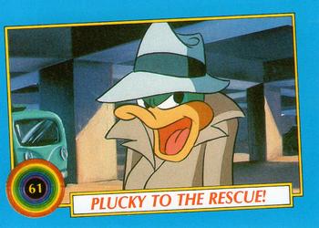 1991 Topps Tiny Toon Adventures #61 Plucky to the Rescue! Front
