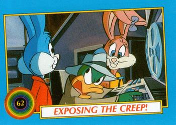 1991 Topps Tiny Toon Adventures #62 Exposing the Creep! Front
